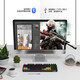 Black Jue (AJAZZ) K870T Bluetooth wireless dual-mode 87-key mechanical keyboard RGB lighting mobile tablet notebook gaming office black tea scroll