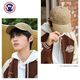 TutorGoose Summer New Goose Luxus Männer gewaschener Cowboyhut Männer Baseball Cap Damens Big Head Circle Retro Wide Edge Baseball Cap Frauen dunkelgrau ein Verstellbar (54-62 cm)