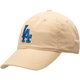 Official men's and women's hats, professional baseball base casual hats, baseball caps, sun hats, couples soft top baseball hats, birthday gifts, Los Angeles Dodgers/beige/66 One size F