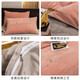 Yalu Class A baby milk velvet four-piece set of flannel sheets winter quilt cover coral velvet quilt cover sheet bedding Alluring pink + modern gray Class A standard baby velvet 1.8m sheet style four-piece set quilt cover 2*2.3m