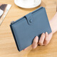 Van Le Denmark Anti-theft Brush Study Abroad Travel Passport Bag Multi-function Storage Certificate Bag Passport Clip Women's Card Bag Blue
