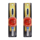 Poire de miel en deux pièces importé du Japon Big Head Brosse à dents paresseuse Bamboo Charbon de bois long cheveux doux cheveux moyens Mentes adultes hommes et femmes Famille Brosse à dents Blue bleu 2 pièces 9854
