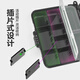 Two-dimensional lure box, portable folding bait box, multi-functional micro-bait box, fake bait box, fake bait box, storage box
