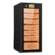 Bulldog cigar cabinet, constant temperature and humidity, ammonia removal, variable frequency compressor, cigar moisturizing, red wine cabinet, humidity control, imported energy-saving box, naked cigarette cabinet with fingerprint lock, WIFI remote VC428, fourth generation PLUS fingerprint password lock WiFi+VC428 black