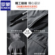 罗蒙（ROMON）冰丝款休闲运动裤男士空调裤夏季高弹力宽松直筒网眼镂空裤子 深蓝【单件】 32 (135~145斤)