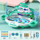 Katio Electric Fishing Platform Toys Educación temprana para niños Baby de uno a dos años 3 niños 6 Girl 'Battery Batter Battersing [Green Dolphin Flying Modelo de tres capas] Pedido el mismo día, traiga más 10 tarjetas de felicitación