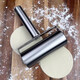 Beijingjie double-headed roller rolling pin stainless steel labor-saving dumpling wrapper one-hand solid wood roller dough pressing tool thickened large T-shaped stainless steel rolling pin