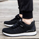 Shuman Xiaozu shoes for men's shoes for men's new summer anti-slip soft sole dad shoes for mother casual sports shoes for women spring and autumn single shoes for four seasons mesh breathable travel safety walking shoes 829 black men's style 41