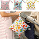 Shantoulin Village Windel Aufbewahrungsbeutel Baby wasserdichte Baby Hanging Bag Wickelbeutel ausgehende Aufbewahrungstasche Krippe mittelschwere Nummer 8 Bildgröße 30x36