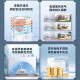 Yangtze alligator freezer commercial household refrigerator horizontal large capacity full freezer quick freezer display storage cabinet [1048 digital display] single temperature expansion model 丨6D copper pipe empty cabinet temperature can reach -30 degrees 丨 Copper pipe quick cooling low consumption