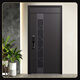 
OUDILE Level 4 ventilation and anti-theft door entrance door + door middle door household entrance door ventilation and ventilation window + smart lock Fully automatic intelligent lock 2050*1050-2150*960