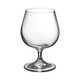 Glass brandy cup thickened glass foreign wine glass household European creative short wine glass 250ml brandy foreign wine glass 4 pieces