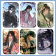 Tomb Raiders' Chronicles around Zhang Qiling Wu Xie Hei Xiao Zi Card Set Student Campus Card Meal Card Bus Card with Lanyard NZ Tomb Raiders' Chronicles Y11276 Card Set + Black Short Braided Keychain