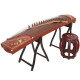 
Dunhuang brand guzheng 696D double crane Chaoyang beginner performance rank-test zheng national musical instrument factory 694LC begonia spring scenery (full set of gift packs)
