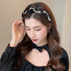 Xiang Wan's high-end headband, women's all-match high-ceiling hairband, face wash headband, pressed hairpins, hair binding headwear