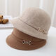
Techima felt hat mother autumn and winter new pot hat retro wool British warm fashion equestrian ladies elegant top hat shallow coffee