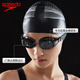 Speedo new myopia swimming goggles, prescription glasses for men and women, high-definition anti-fog myopia swimming goggles, professional swimming goggles, black frame, a complete pair requires 2 lenses + 1 frame