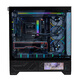 VALKYRIE VK03 BLACK black ATX gaming computer desktop case supports 360° water cooling 6.2-inch touch screen 270 sea view room