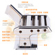 
Fuxing Shandong Longkou Fuxing brand noodle press household electric noodle machine fully automatic dumpling leather machine stainless steel noodle rolling machine manual 3-bit MT-5S with pallet rude bag