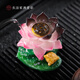 Tuojin color-changing tea pet ornaments can raise creative lotus golden toad tea play tea table tea table kung fu tea set accessories decoration golden toad play dew-gift box