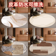 Shantou Lincun Studie Floor Matte Runde PV Runde Ledermatte schrubbierbar kostenlos Waschpv wasserdichte öldichte Fußmatte Computerstuhl PU Runde Nr. 1047 Anzahl von 1 Teilen 60 cm Durchmesser Runde