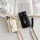 Glazed shells Suitable for Honor 400 mobile phone case 300 simple ultra tilt span 200pro monster 100pro coin wallet 90gt wrist lanyard 80pro anti-fall 70se lanyard 60 smooth purple shell + Kulomi change card bag + leather crossbody rope Honor 30 Plus