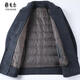 
CEO's new winter woolen coat for men's mid-length double-sided cashmere jacket for middle-aged men's lapel top gray grid XXS