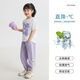 Ikano I.Karnow Girls Camiseta de algodón puro Camiseta suelta para niños Camino corto 2025 Summer Nuevo blanca a media manga delgada Top 9922 White 120