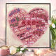 Shantoulin Village 100 Langues Je t'aime Digital Oil Painting Boys and Girls Chinese Saint Valentin's Day Gift Handmade DIY remplit l'anniversaire du couple 1315 20 * 20 Cadre intérieur + Paint-pinceau