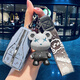 Zhengxi 23 Hongqi H5 Couverture clé 2023 Nouveau modèle Nouvelle voiture HS5 H9 Shell HS7 BOUCLE HQ9 BAG H7 FEMMES Classic 2022 C Modèle [Fashion Black] Grey Chameleon Bear Hanging Buckle