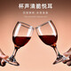 Jiayiyuan goblet two liang small white wine glass beer glass glass white wine glass high-end white wine champagne tasting glass 125ml glass wine glass 6 pieces