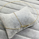 Fat Donglai's same style 18K gold collar with Japanese craftsmanship, adjustable sliding baby's breath, sturdy and durable, flashing gold l gold 08 collar style K gold yellow, 1 approx. 1.2 grams 45cm