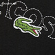 Lacoste French Crocodile Herrenkleidung loser Stil Baumwolle Runde Nackenpullover Sportpullover SH3878 031/Schwarz XL 6