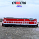 Kaiwei (Kaiwei) 1/87 Dongfeng Metallzug Modell Retro Simulation Dampfmaschine Green-Haut-Lokomotive Kinderspielzeug Geschenk Dongfeng Zug Blau und Weißblau