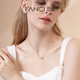 Collar de cintura delgada Fanci Fanqi para mujeres Luz de cumpleaños de la clavícula Luz de lujo Nicho de lujo de lujo para novia mejor amigo Golden