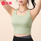 Fenten high-intensity shock-proof sports vest integrated training fitness lingerie women running yoga suit beautiful back I-shaped gathering temperament black M [recommended 70-100 Jin [Jin equals 0.5 kg]]