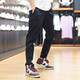 
NIKE Nike Pants Men's Pants Autumn and Winter New Sport Pants Ins Trendy Knitted Pants Loose Straight Comfortable Leisure Pants Woven Elastic Fabric FQ6995-010 Zip Design L (175/80A)