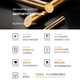 
Suyin New Chinese Chandelier Living Room Light All Copper Light Luxury Modern Simple Atmospheric Villa Chandelier Jinshan Chinese Lamp 9922 All Copper 8 Heads [with E27 Three-Color Light Source*8]