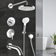 
TOTO concealed wall shower shower TBG11303 11304 hidden embedded wall bathtub all copper faucet Three-way water outlet panel + shower + top spray + water nozzle