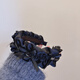 Mr. Ouyang 2024 early spring new product retro acetate satin high-quality Hepburn style exquisite bow hairpin headband for women F826-black Hepburn style hairpin