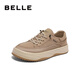 Belle versatile breathable cloth shoes for men's new lightweight outdoor walking casual shoes A1463BM4 apricot color 43 (265mm)