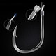 Fishing King Fish Hook Tie Set Full Set of Sub-line Double Hook Finished Iseni Sleeve Hook Fishing Iseni Snail 4# 1.5#