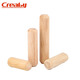 Creaby log plugs, wooden dowels, tenon twill wedges, solid wood sticks, wooden pegs, wardrobe cabinet connectors, round wood dowels, 8mmx30mm (50 pcs)