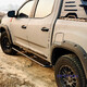 Suitable for 2024 Isuzu Torimai SD-MAX pickup truck modified parts carbon steel special competition pedals Ruimai carbon steel D type competitive iron pedals Isuzu Ruimai