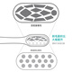 ZDCP adapted to Philips electric toothbrush head HX6620 HX6622 HX6630 HX6631 universal replacement brush head White-deep cleaning-6 only