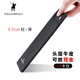 WILLIAMPOLO Emperor Paul Card Bag Men's Multi-card Slot Genuine Leather Long Ultra-Thin Card Bag Bank Card Case Card Clip Out of stock Do not take photos - A black - with large banknotes - 18