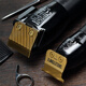 Babyliss (Babiliss) Mentor Barbielis Firma nueva Cabeza de aceite Puelo Puelo Cabezal de aceite Paderer Black Electric Hair Clipper Black Babs2gcn (Razor dorado)