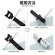 魔术贴条理线带收纳线理线带电脑整理缠收纳扣理线带捆绑彩色扎带 理线带-猫头鹰-黑色(10只装）