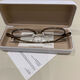 Shopkeeper Xiaohongshu cold brown color ultra-light large frame myopia glasses for women with standard students showing their faces and slimness, cold brown color (same as Xiaohongshu) flat light and no degree anti-blue light (high-end mirror box mirror cloth