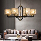 
Suyin New Chinese Chandelier Living Room Light All Copper Light Luxury Modern Simple Atmospheric Villa Chandelier Jinshan Chinese Lamp 9922 All Copper 8 Heads [with E27 Three-Color Light Source*8]